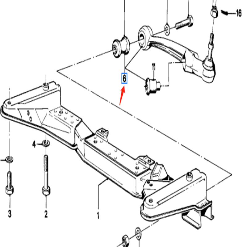 OEM 31121123025  31121123026  Front L/R Lower Control Arm For BMW 3 (E21)