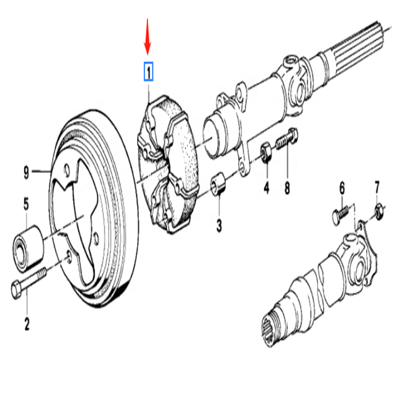 OEM 26111209168 26111227420 26117511454 26111229080 Drive Shaft Flex Disc For BMW X E46 E36 E39 E34