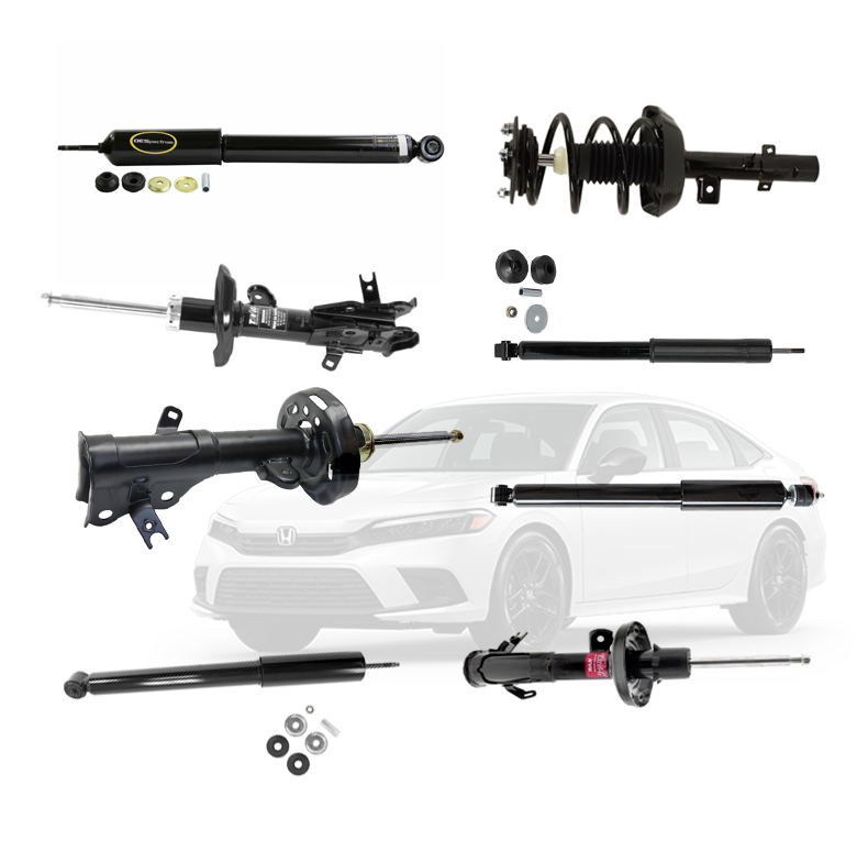 JJQ  Front Right Rear Left Shock Absorber Kit For Honda Accord Civic City CR-V 2013 14 15 16 17 18