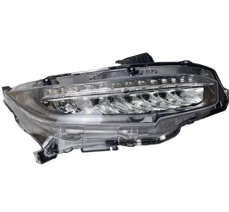 JJQ OEM 33100-TET-H11 High Quality High Configuration Front Right Full LED Black Car Light Headlight For Honda Civic 2016-2020