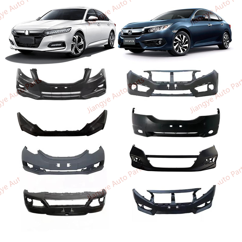 JJQ Car Front bumpers brackets protector for Honda 04711 civic accord cr-v oddyssey 2011 12 13 14 15 16