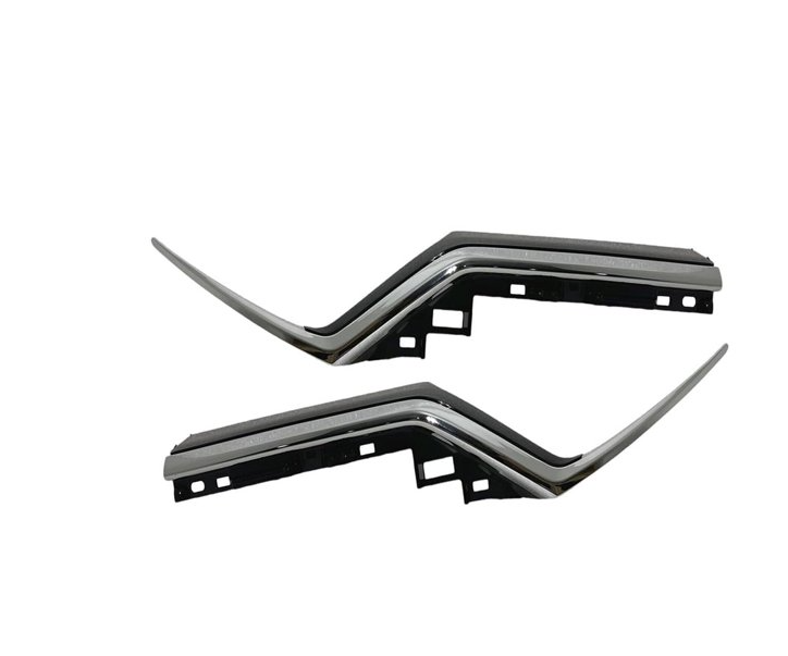 JJQ OEM 71180-TLA-A60 71185-TLA-A60 Front Grille Decor Headlight Trim Molding Moulding Under Grille For Honda CR-V 2020-2022