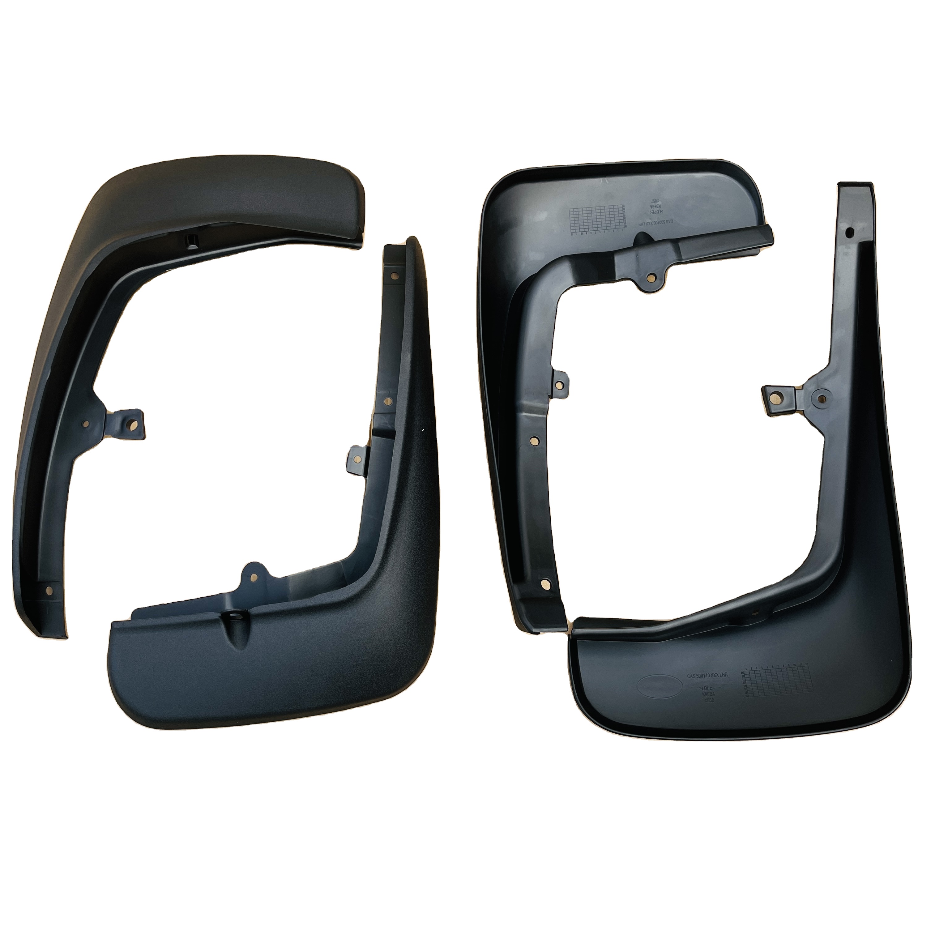 JJQ OEM VPLAP0016 Front And Rear Mud Flaps Mudguard Board  Inner Fender Complete Set For Land Rover Range Rover Sport 2006-2013